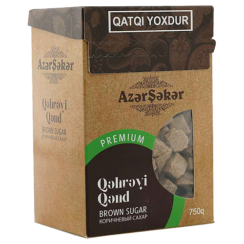 Azərşəkər Premium Qəhvəyi qənd 750q